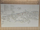 3D Dubai City Relief Wall Map