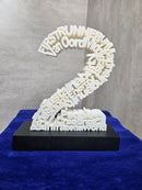 3D Typography Number Award