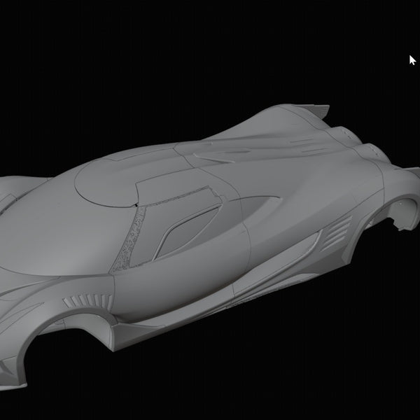 V16 hypercar concept 3D design file main render