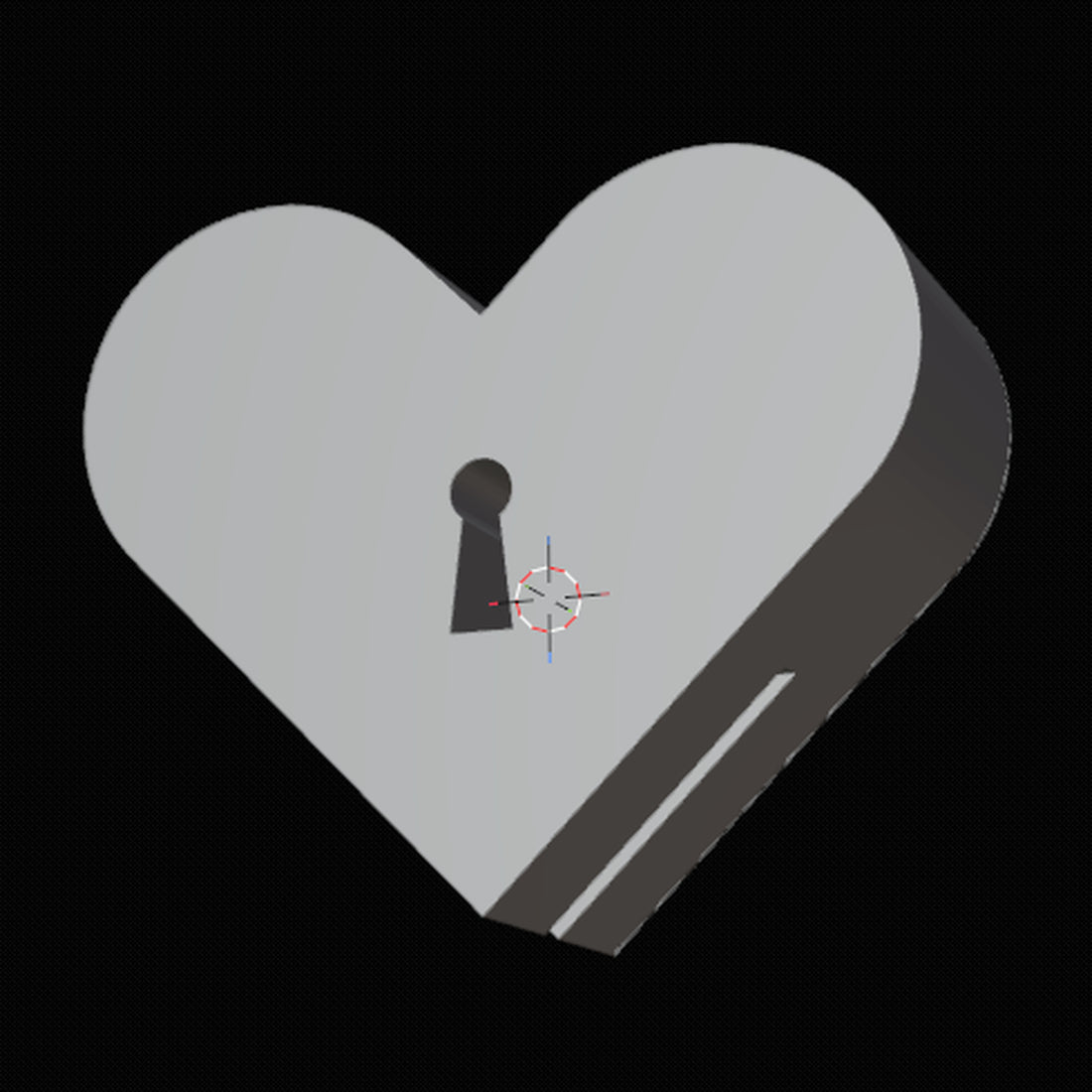 Heart Paper Holder 3D Design File - view 1