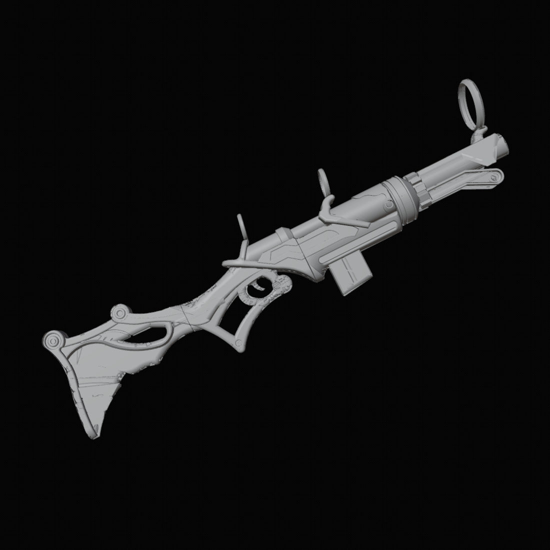 Prop Pistol Gun Display Model 3D Design File - view 1