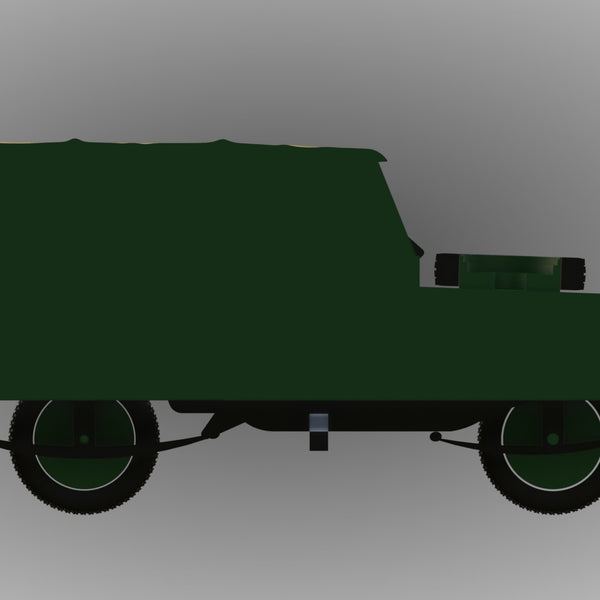 Police Car Model 3D Design File - view 1