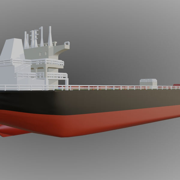 Bulk Carrier Ship Model 70cm 3D Design File - view 1