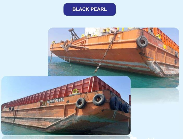 Black Pearl Barge Vessel Model