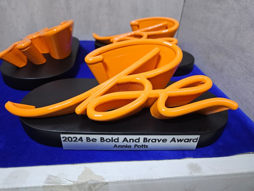 Be Courageous Award - Personalised Values Recognition Trophy