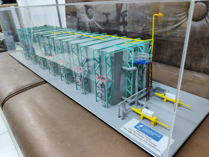Biogas Plant Scale Model - Custom Industrial Process Model