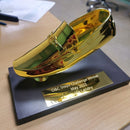 Chrome Shoe Trophy - 3D Printed Novelty Award