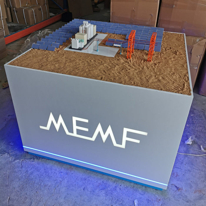 Custom Factory Plant Scaled Model - Facility Diorama