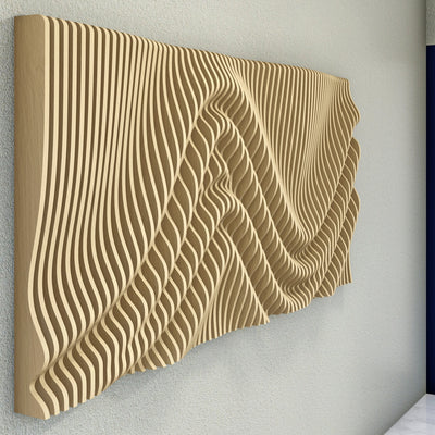 Custom Parametric Wave Wall Art