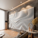 Custom Parametric Wave Wall Art - Sculptured Wood Panel