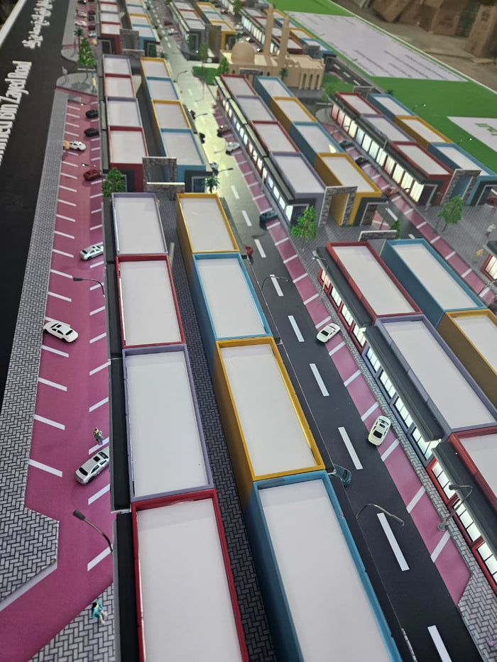 Commercial Master Plan Model - Custom Real Estate Development Scale Model