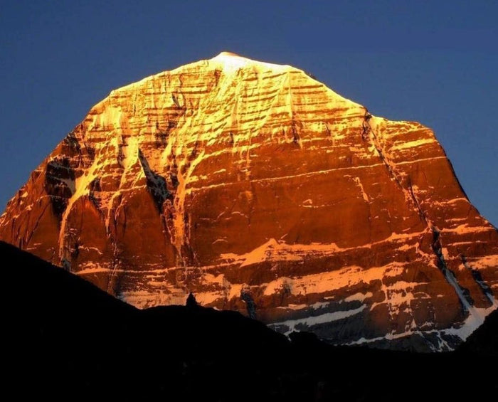 3D Mount Kailash Relief Wall Art - Handcrafted Mountain Sculpture