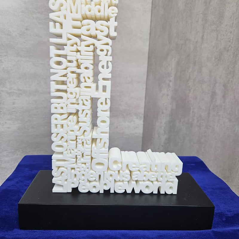 Typography number award - 1