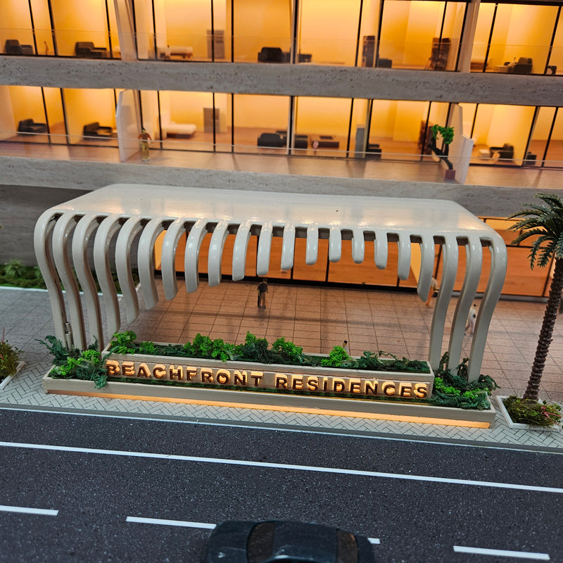 Sculpted Entrance & Signage