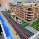 Beachfront Residences Building Model - Illuminated Real Estate Sales Gallery Scale Model