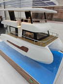 Solar Catamaran Yacht Scale Model