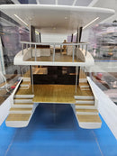 Solar Catamaran Yacht Scale Model