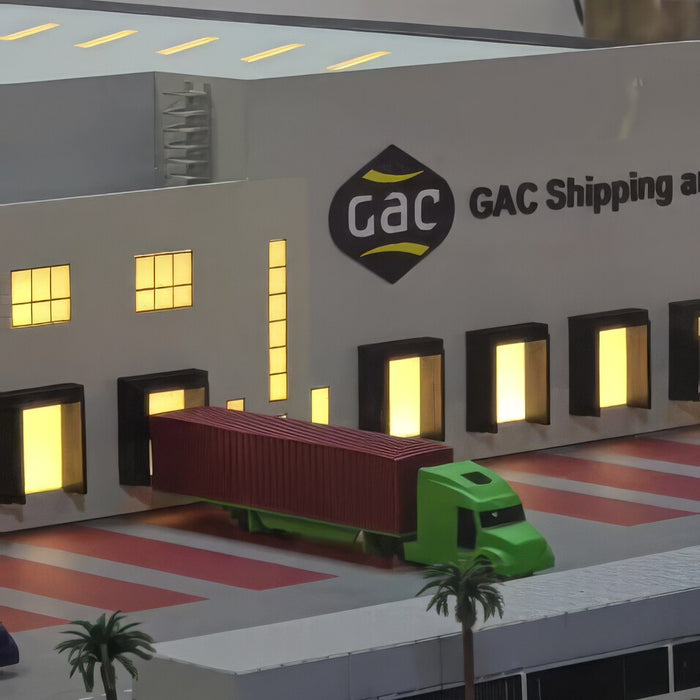 Logistics Warehouse Scale Model - Custom Branded Facility Model