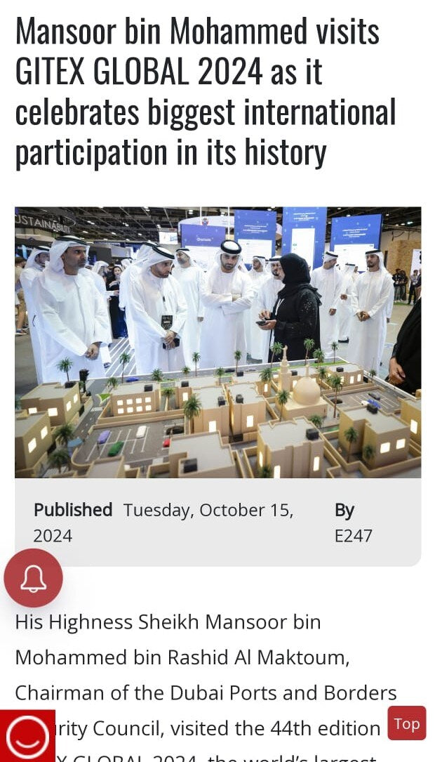 GITEX City Development Scale Model - 3D Printed Urban Model