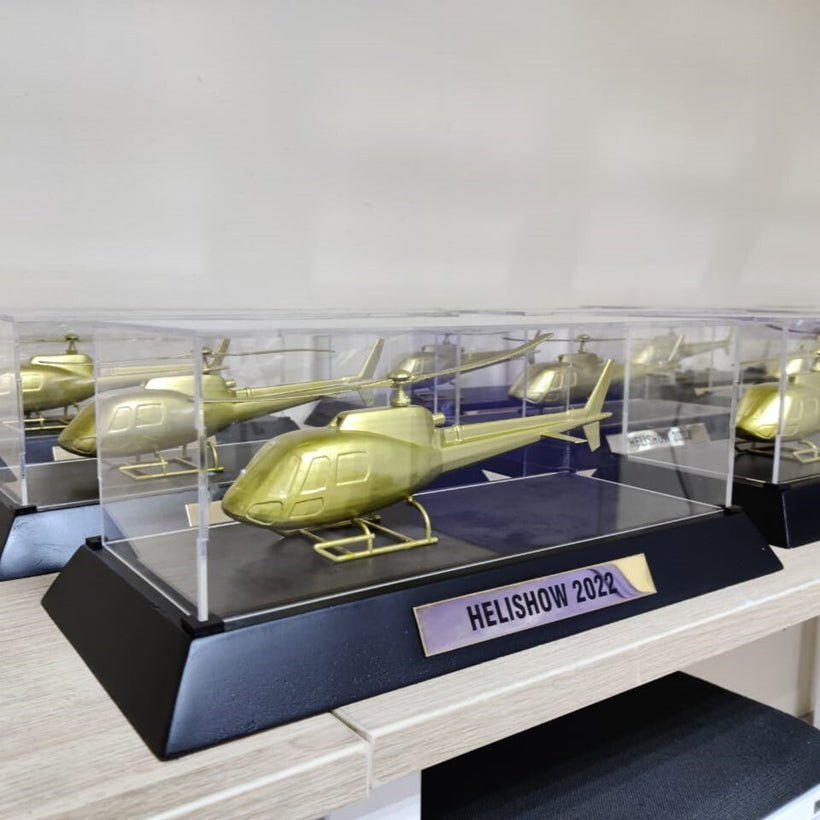 Helicopter Model Award - Branded Event Trophy & Gift