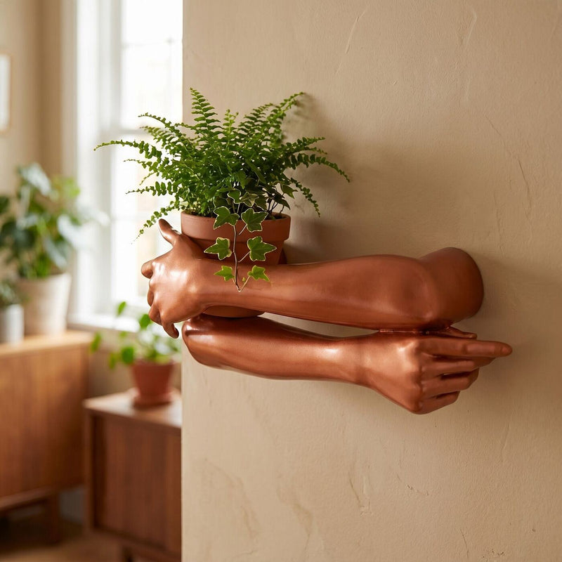 Cradling Arms Wall Planter