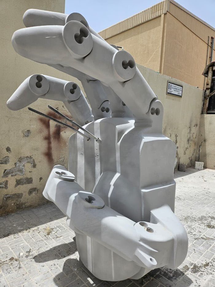 Giant Robotic Hand Sculpture - Custom Brand Installation