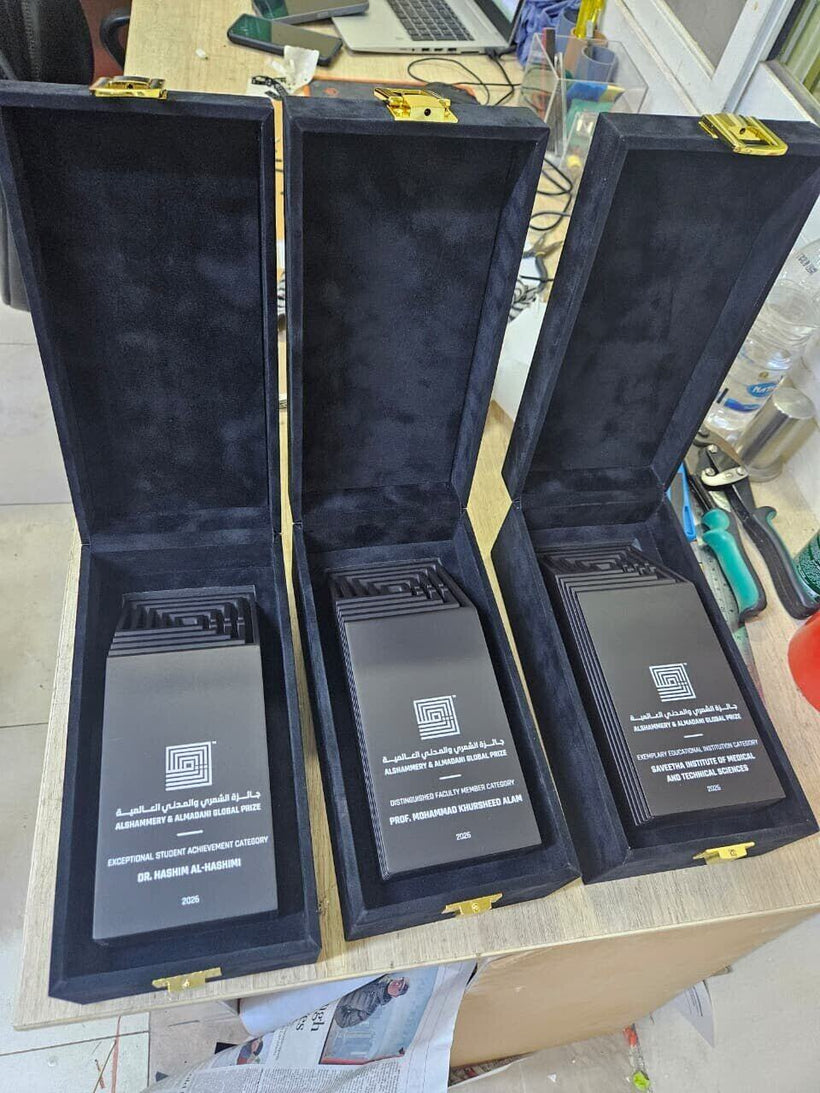 Spiral Tower Award - Bespoke Engraved Recognition Trophy