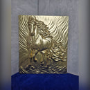 Gold Horse Relief Wall Art