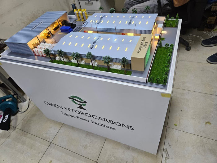 Industrial Facility Scale Model - Custom Factory Plant Model