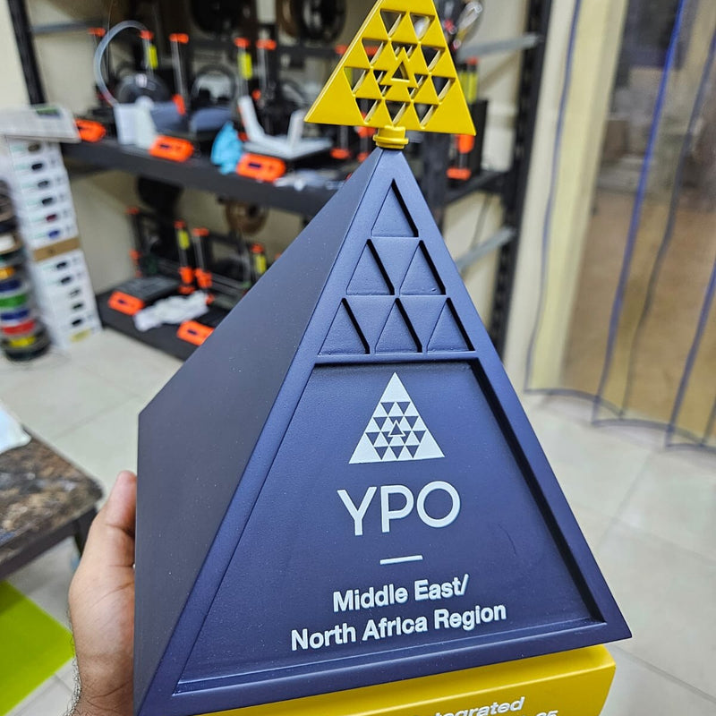Pyramid Style Award - Engraved Recognition Trophy