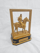 Equestrian statue award detail