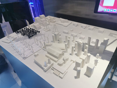 3D Printed Energy Infrastructure City Model