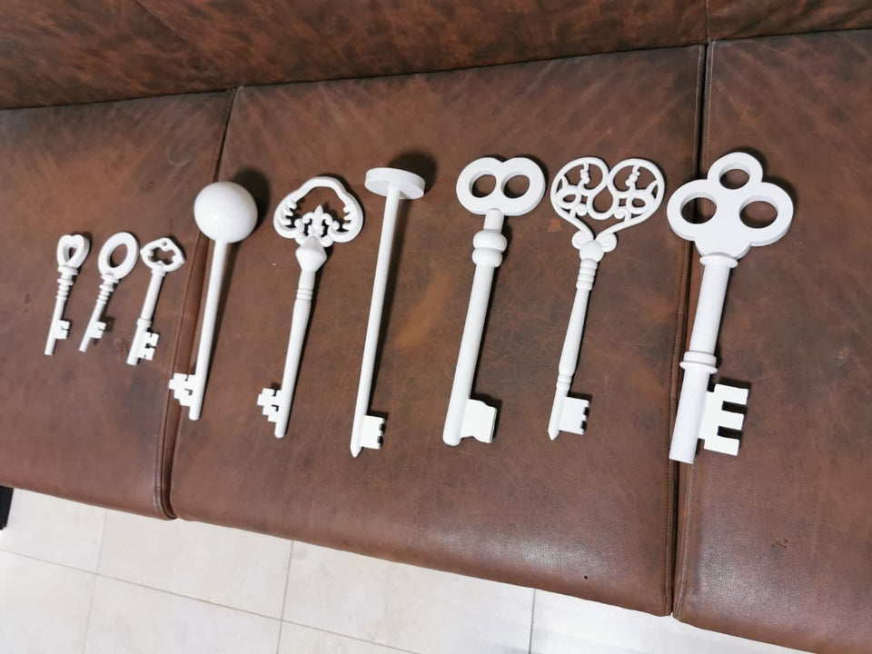 3D Printed Decorative Skeleton Keys