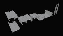 Curtain Wall Glazing Profile System 3D Design File - view 2
