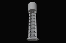Spiral auger shaft side view