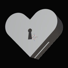 Heart Paper Holder 3D Design File - view 1