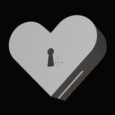 Heart Paper Holder 3D Design File - view 1
