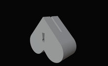 Heart Paper Holder 3D Design File - view 4