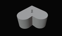 Heart Paper Holder 3D Design File - view 6