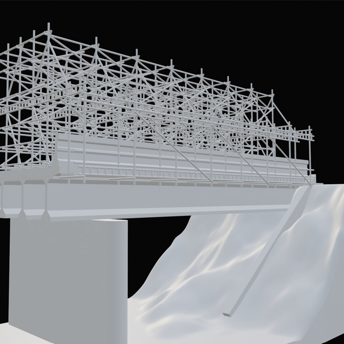 Scaffolding Model 3D Design File - view 1