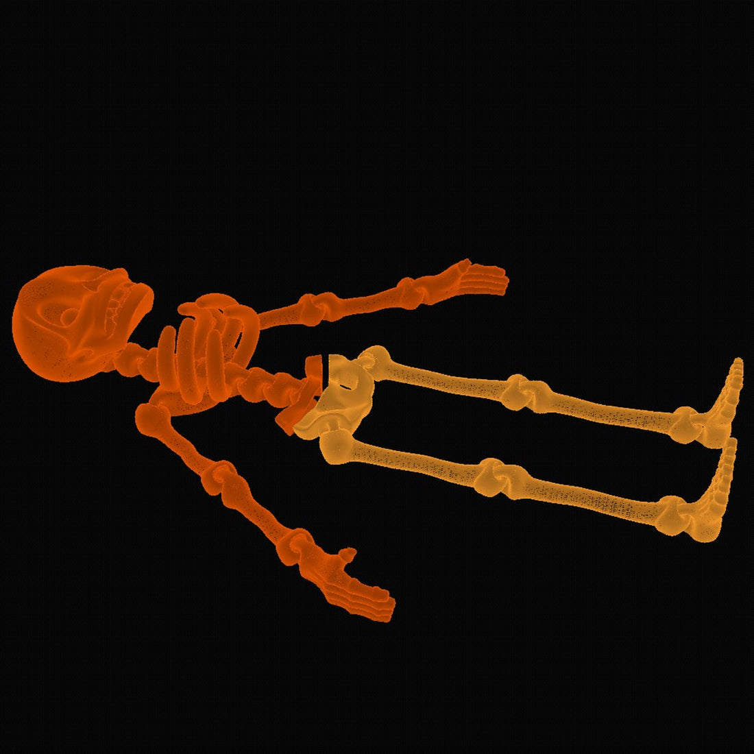 Skeleton Figurine 3D Design File - view 1