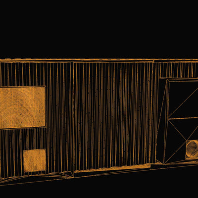 Shipping Container Model 3D Design File - view 1