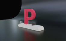 Letter P Logo Award 3D Design File - view 5