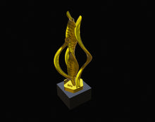 Abstract Flame Award Trophy 3D Design File - view 6