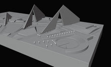 City Master Plan Relief Model 3D Design File - view 3