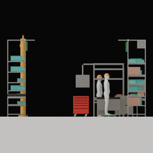 Industrial Workstation Model 3D Design File - view 1