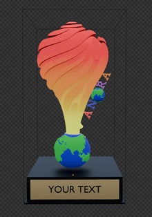 Globe Trophy 3D Design File - view 6