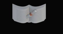 Writer Award Trophy 3D Design File - view 7