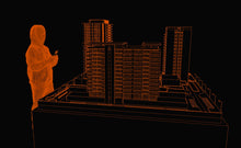 Residential Towers Complex Model 3D Design File - view 2