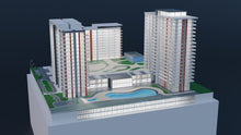 Residential Towers Complex Model 3D Design File - view 6